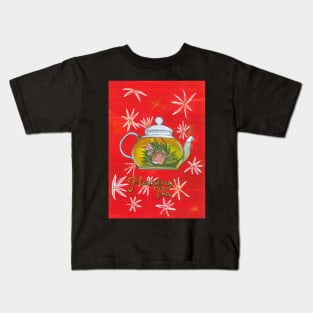 Flowing tea Kids T-Shirt